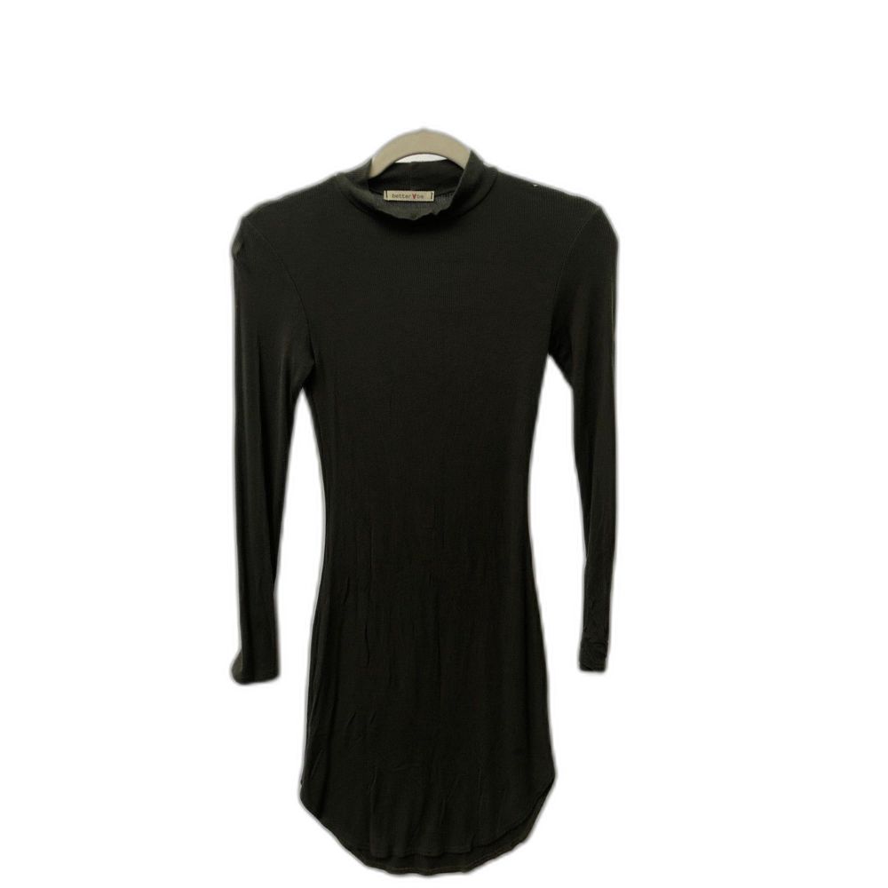 Better Be Olive Green Long Sleeve Dress Women S/M